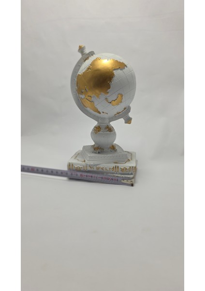Frefly Store Kitaplı Dünya Dekoratif Küre Atlas Heykeli Beyaz Biblo fırsatları