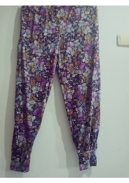 Turlu Viskon Penye Şalvar Pantolon , Paçası Manşetli Sosyete Şalvar %100 Pamuk 36-44 Beden fiyatları