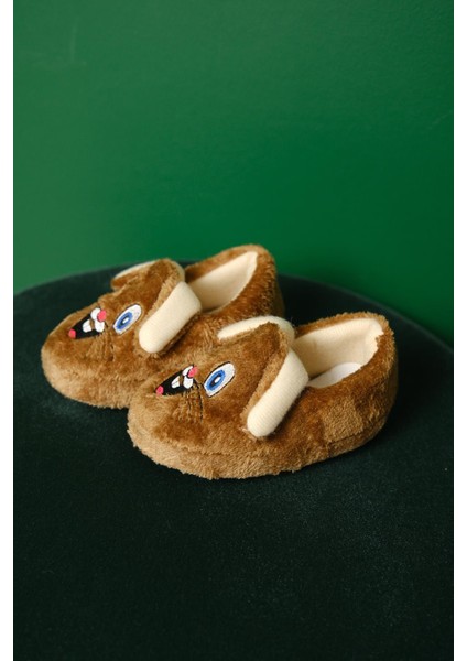 Mino Kulakcıklı Kaydırmaz Kreş Ev Okul Ayakkabısı Unisex Bebek Çocuk Panduf modelleri