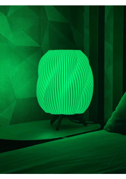 Charis Lightning Spiral Şık Dekoratif Masa Lambası - LED Gece Lambası indirimleri