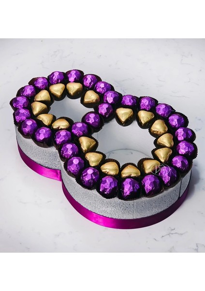 8 Mart Dünya Kadınlar Günü Premium Yaldızlı Çikolata modelleri