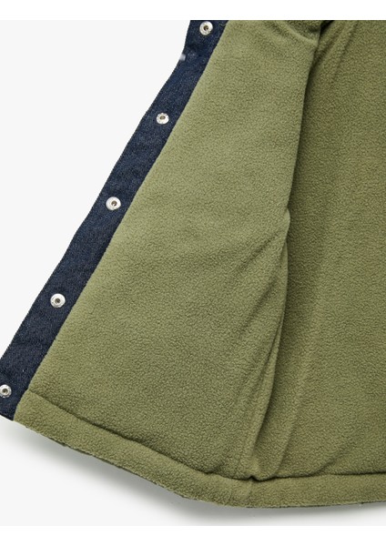 Uzun Kollu Gömlek Yaka Çift Cepli Kapitone Ceket fırsatları