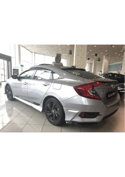 🚗 Honda Civic Fc5 2016-2020 Modulo Arka Ek (Usa - Asya) | Dayanıklı Plastik | Boyasız indirimleri