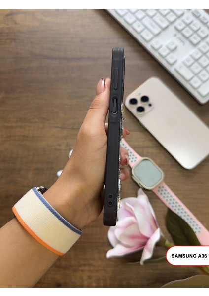 Samsung Galaxy A36 Uyumlu Kelebekli Taşlı Simli Kalpli Wish Silikon Telefon Kılıfı fırsatları