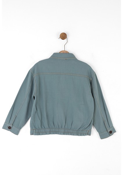04-08 Yaş Erkek Çocuk Mavi Teal Ceket - Mavi indirimleri