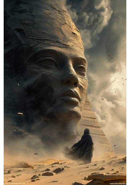 Antik Mısır Firavun Mezarı Ev Duvar Salon Güzellik Salonu Ofis Dükkan Dekarasyon Kanvas Tablo fiyatları