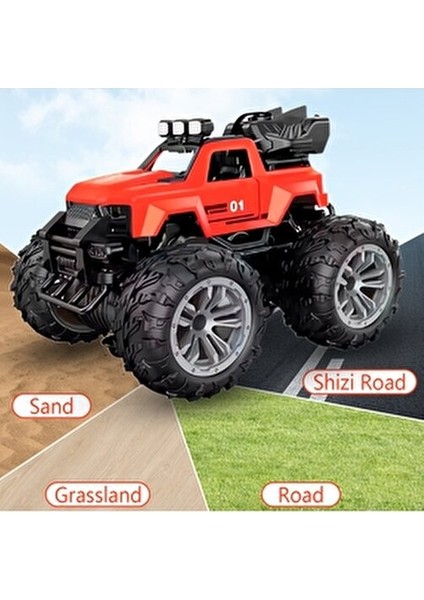 Uzaktan Kumandalı Şarjlı Duman Atan Araba 4x4 Buharlı Işıklı Uzaktan Kumandalı Off Road Araba Rc Stu fırsatları