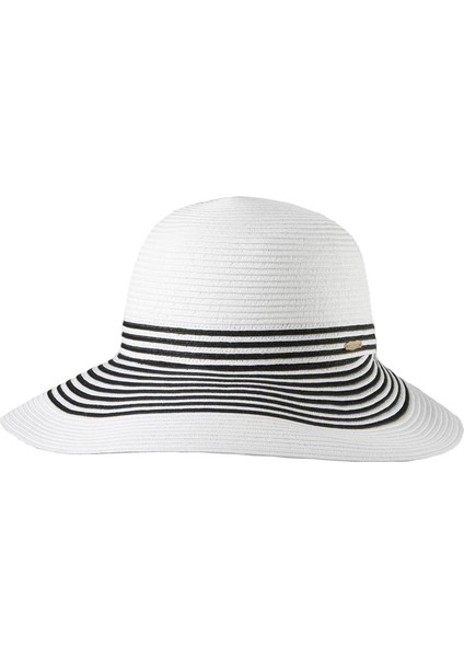 Fransız Hasır Şapka Güneş Koruma Kubbe Şapka Büyük Siperlikli Güneş Şapkası Yaz Açık Hava Seyahat Kamp Kadın Güneş Şapkası (Yurt Dışından)