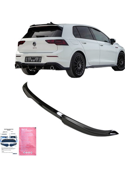 Vw Golf Mk8 Gtı 2020-2024 / Makyajlı 2024 Uyumlu Spoiler – Sportif Tavan Üstü Eklenti
