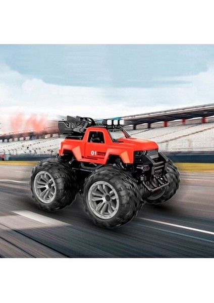 Uzaktan Kumandalı Şarjlı Duman Atan Araba 4x4 Buharlı Işıklı Uzaktan Kumandalı Off Road Araba Rc Stu