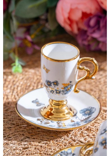 Parlın Mavi Tek Kişilik Türk Kahvesi Fincanı fiyatları