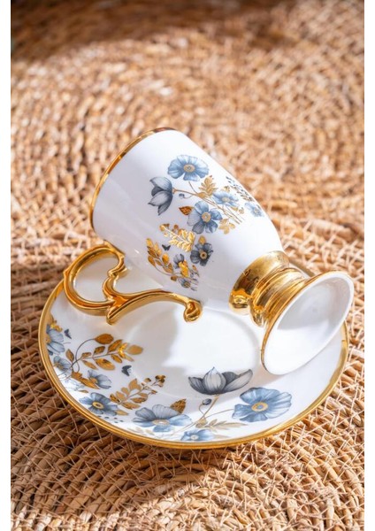 Parlın Mavi Tek Kişilik Türk Kahvesi Fincanı fırsatları