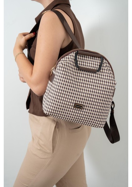 Kahve Sarı - Kahve SP771 Kadın Sırt Çantası