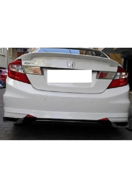 Honda Civic Fb7 Egzoz Görünümlü Plastik Difüzör – Sportif & Şık Tasarım!