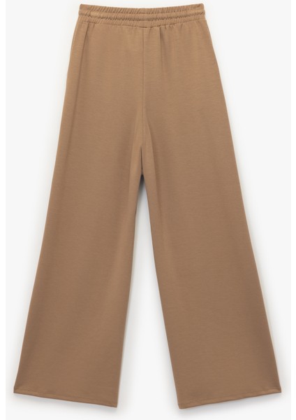 Oversize Yüksek Bel Cep Detaylı Geniş Paça Spor Eşofman Altı fiyatları