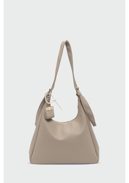 Guts Charmlı Salaş Omuz Çantası Bej