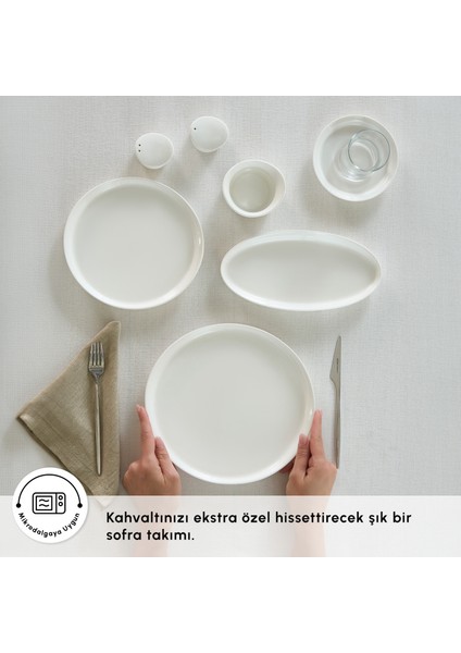 Forever Bone Bovi 28 Parça 6 Kişilik Kahvaltı Takımı fırsatları