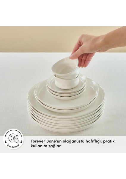 Forever Bone Bovi 28 Parça 6 Kişilik Kahvaltı Takımı