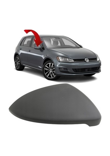 Volkswagen Golf 7.5 2017-2020 Arası Modeller Sağ Dış Dikiz Aynası Kapağı Üst Kapak 5G0857538C fiyatları