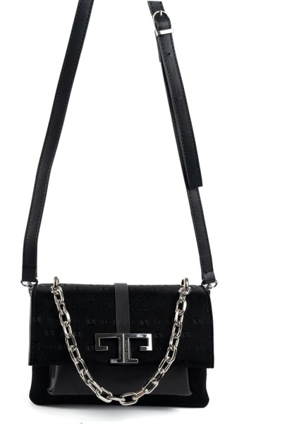 Siyah SP1148 Kadın Çapraz Çanta