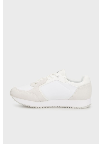 Logolu Süet Detaylı Sneaker Ayakkabı YW0YW0164402Z Bayan Ayakkabı YW0YW01644 02Z fiyatları
