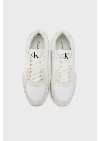 Logolu Süet Detaylı Sneaker Ayakkabı YW0YW0164402Z Bayan Ayakkabı YW0YW01644 02Z fırsatları
