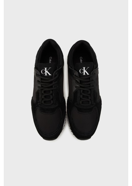 Logolu Süet Detaylı Sneaker Ayakkabı YW0YW0164401W Bayan Ayakkabı YW0YW01644 01W fırsatları