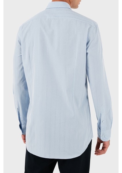 Logolu % 100 Pamuk Regular Fit Uzun Kollu Gömlek Erkek Gömlek MRIB000299 TR579 B0665 fiyatları