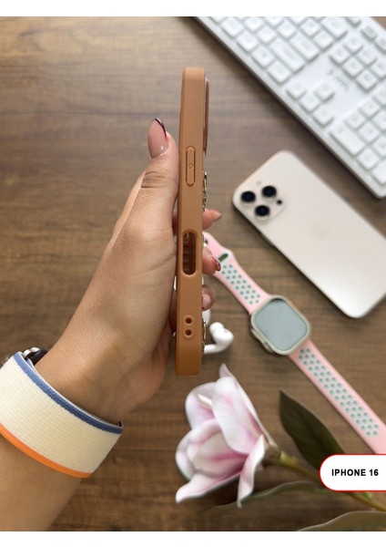 iPhone 16 Uyumlu Kelebekli Taşlı Simli Kalpli Wish Silikon Telefon Kılıfı fırsatları