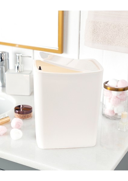 Olivier Switch Çöp Kovası - Soft Ekru - 4lt fırsatları