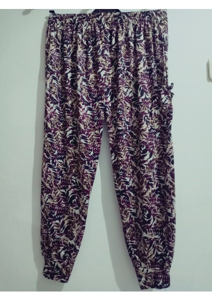 Turlu Viskon Penye Şalvar Pantolon , Paçası Manşetli Sosyete Şalvar %100 Pamuk 36-44 Beden fiyatları