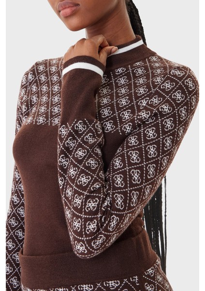 Mock 4g Logolu Slim Fit Yarım Balıkçı Yaka Kazak W5BR24Z3JD2 Bayan Kazak W5BR24 Z3JD2 Fnht fırsatları