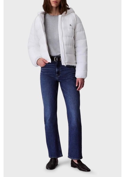 Kapitoneli Logolu Regular Fit Kapüşonlu Şişme Mont LV047C521GHW6 Bayan Mont LV047C521G Hw6 fiyatları