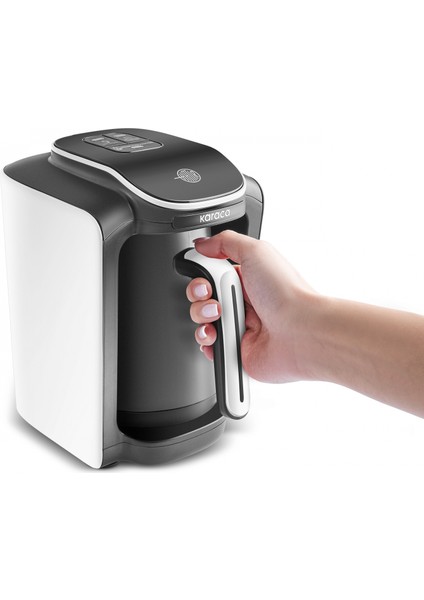 Hatır Neo-S Sütlü Türk Kahve Makinesi 5 Fincan Kapasiteli Porcelain White fırsatları