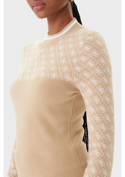 Mock 4g Logolu Slim Fit Yarım Balıkçı Yaka Kazak W5BR24Z3JD2 Bayan Kazak W5BR24 Z3JD2 Fnı4 fırsatları