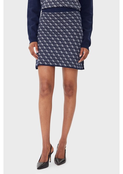 Aubrey 4g Logolu Slim Fit Lastikli Bel Mini Boy Etek W5BD81Z3JD2 Bayan Etek W5BD81 Z3JD2 Fbdı