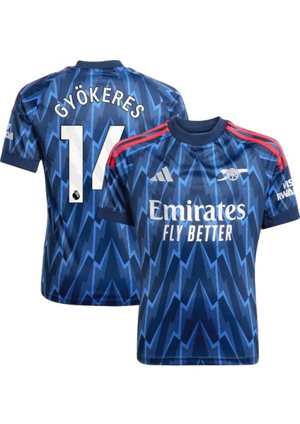 Arsenal 2025-26 Yeni Sezon Victor Gyökeres Deplasman Forması (Newblue)