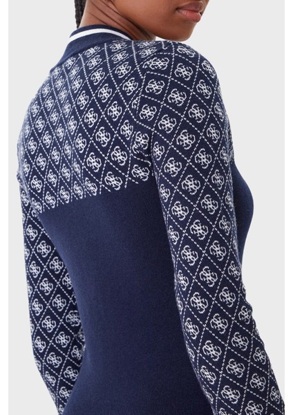 Mock 4g Logolu Slim Fit Yarım Balıkçı Yaka Kazak W5BR24Z3JD2 Bayan Kazak W5BR24 Z3JD2 Fbdı fırsatları