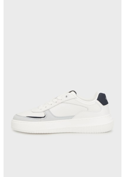 Süet Detaylı Logolu Sneaker Ayakkabı YW0YW02001060 Bayan Ayakkabı YW0YW02001 060 fiyatları