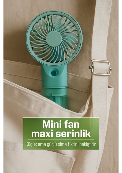 Su Püskürtmeli Serinletici Sprey El Fanı (Mavi/pembe/yeşil) indirimleri