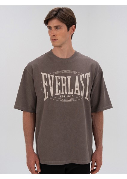 Authentic Boxing Oversize Koyu Vizon Erkek Tişört fiyatları