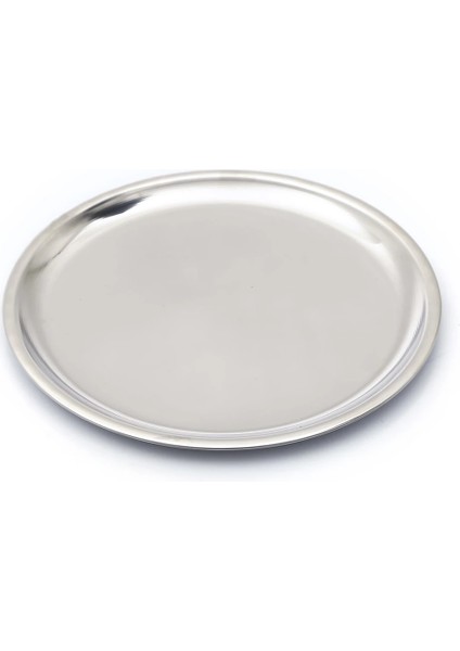 Paslanmaz Çelik Düz, Servis Tabağı Kalın Parlak 6 Lı Paket Yemek Tabağı modelleri