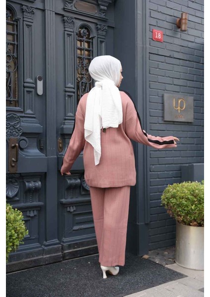 Gül Kurusu Tesettür Triko Ikili Takım 50163GK fırsatları