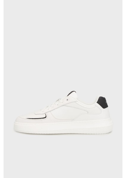 Deri Logolu Sneaker Ayakkabı YM0YM0142601W Erkek Ayakkabı YM0YM01426 01W modelleri