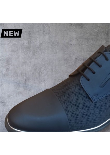 lacivert Tafta Erkek Klasik Deri S2542 Smokin Takım Elbise Kumaş Düğün Nişan Balo Özel Gece Ayakkabısı