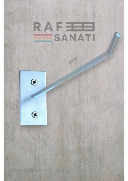 Duvar Kancası 30 cm Duvar ve Suntaya Monte Askı Vidalı Kanca Raf Kancası Raf Askısı Aksesuar Tel fırsatları