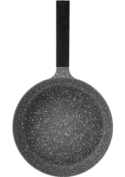 Perge 28 cm Alüminyum Döküm Granit Kaplama Düz Tava – Dayanıklı, Çizilmez ve Uzun Ömürlü Kullanım