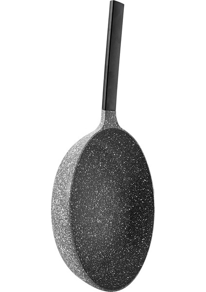 Perge 28 cm Alüminyum Döküm Granit Kaplama Düz Tava – Dayanıklı, Çizilmez ve Uzun Ömürlü Kullanım