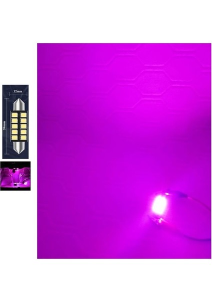 Purple Efestoon Sofit 39MM LED Ampul 10 LED Mor ( Purple ) fiyatları