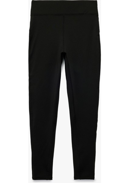 Yüksek Bel Dikiş Detaylı Slim Fit Interlok Spor Tayt modelleri